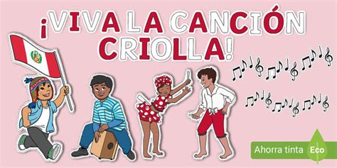 Periódico mural de la Canción Criolla | Twinkl Perú
