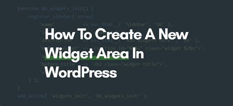 Rezultat imagine pentru Create Widget WordPress