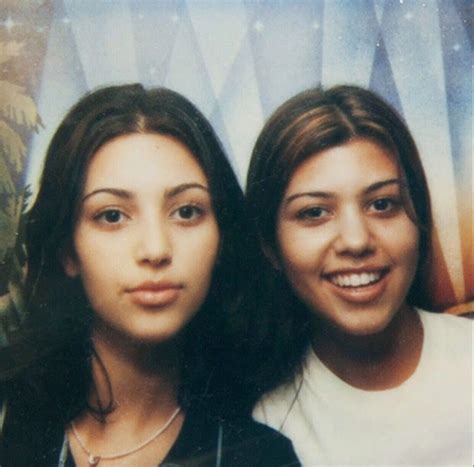 Young Kourtney Kardashian