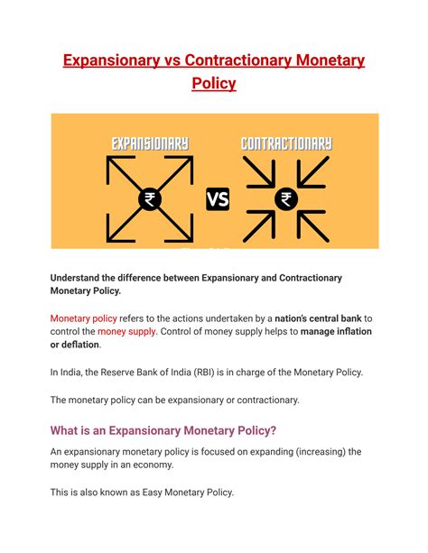 Expansionary And Contractionary Fiscal Policy Examples