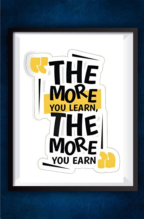 The More You Learn || Motivation #4 – GeekyGallery