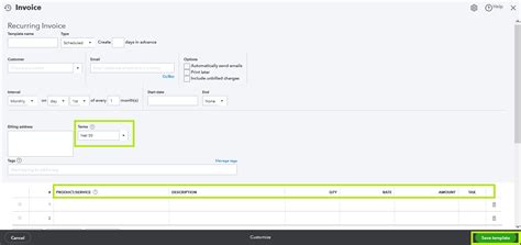 Image result for QuickBooks Recurring Invoice