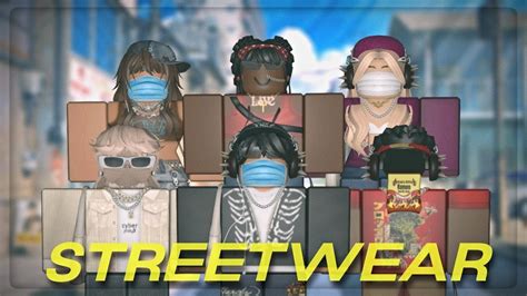 streetwear roblox outfit ideas