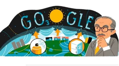 Dr Mario Molina को समर्पित है आज का Google Doodle, ओजोन परत में पड़ रहे ...