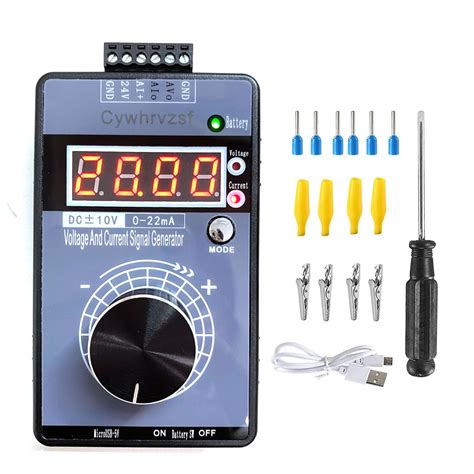 4-20mA 0-10V Signal Generator,Adjustable Voltage Current Simulator,for ...