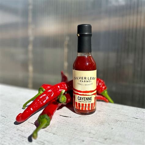 CAYENNE FERMENTED HOT SAUCE – Silver Leaf Farms
