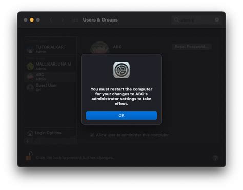 Mac User Management 的图像结果