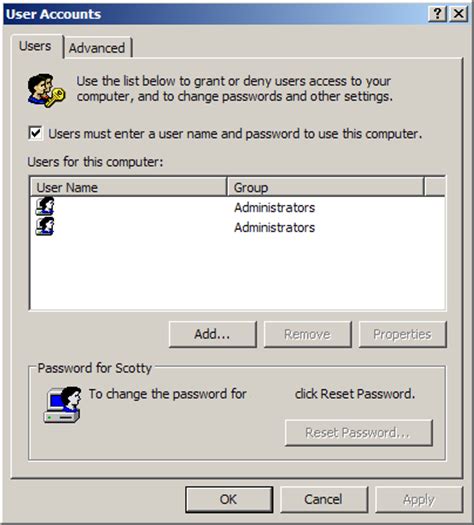 Image result for Run Control Userpasswords2