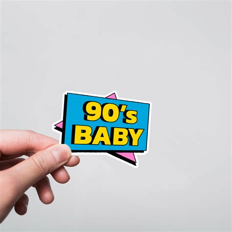 90s Baby Stickers - Nostalgic Vibes with Retro Sticker Collection