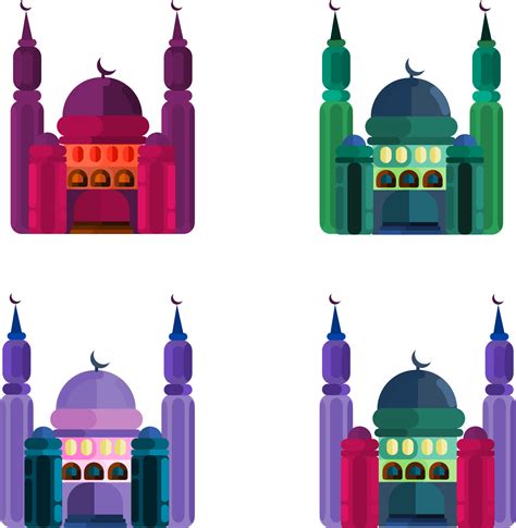 mosque. Muslim place of worship. mosque icon 19011433 Vector Art at ...