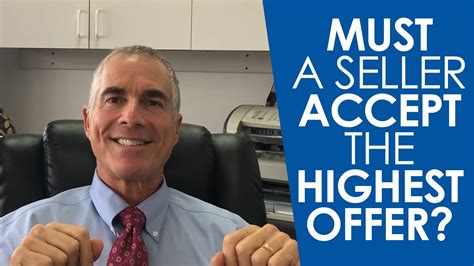 Must a Seller Accept the Highest Offer? - Gary Kent Real Estate