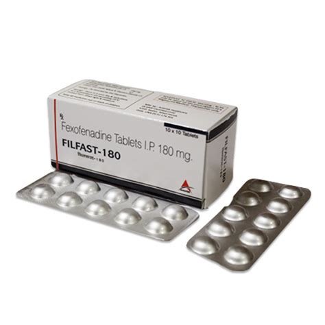 Fexofenadine 120 mg / 180 mg Tablets Asterisk Healthcare