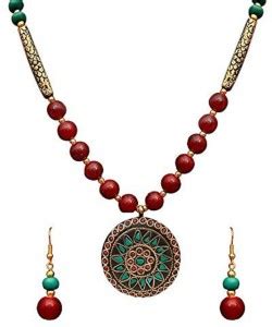 Sitashi Brass Multicolor Jewellery Set Price in India - Buy Sitashi ...