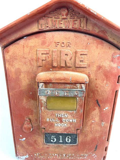 Vintage Gamewell Co. Fire Alarm Box | EJ'S Auction & Appraisal