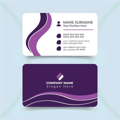Corporate Business Card Template 的图像结果