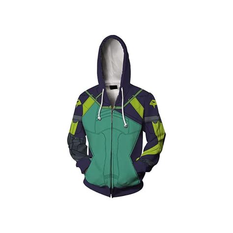 Hqroidd 3D Printed Zip-Up Hooded Sweatshirt for Viper India | Ubuy