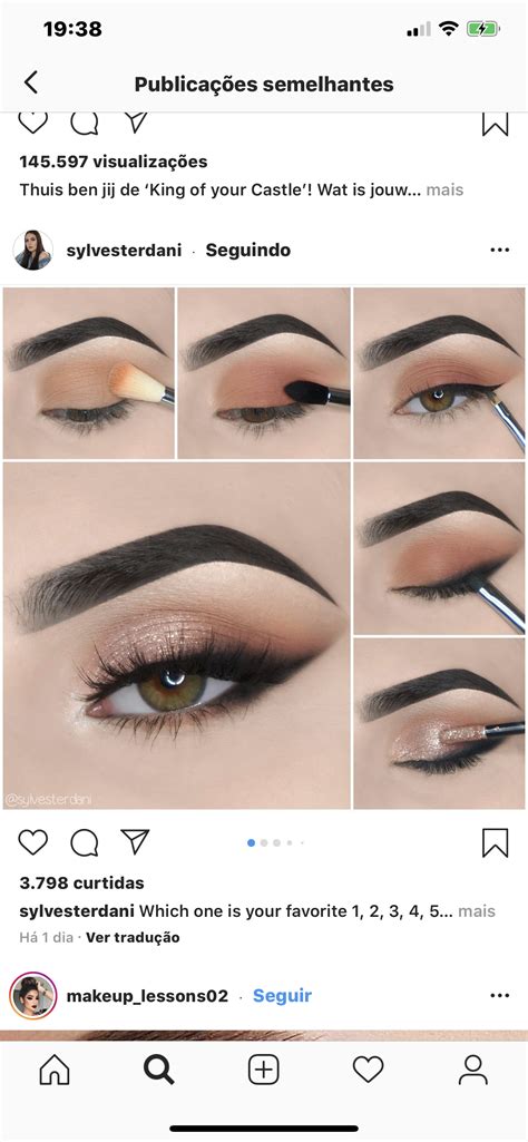 Pin by Flor de Liz on Cabelo, maquiagem e beleza | Gold eye makeup ...