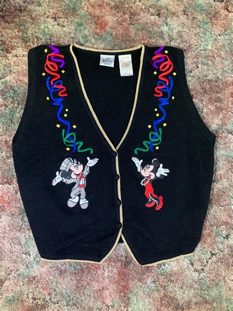 Disney Black Sweater Vests for Women | Mercari