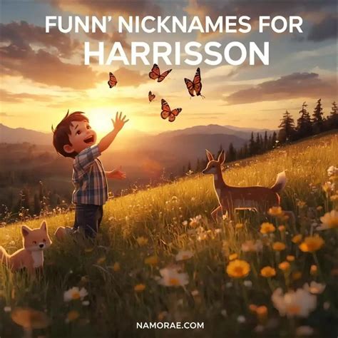 Nicknames for Harrison: 2000+ Fun, Cute & Creative Ideas(2026) 🎉 - nicknames for harrison