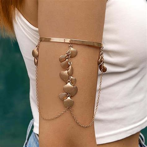 Women Golden Fashion Gold Plated Stylish Kada Bajuband – Trendia