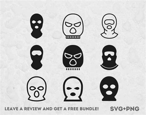Balaclava SVG, Paper Doll Clipart, Ban Robber, Svg Files for Cricut ...