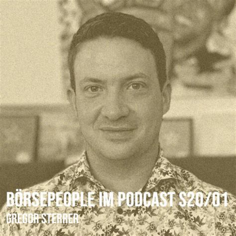 Börsepeople im Podcast S20/01: Gregor Sterrer | boerse-social.com