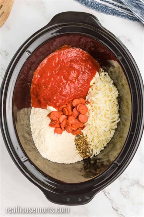 Crock pot pizza dip – Artofit