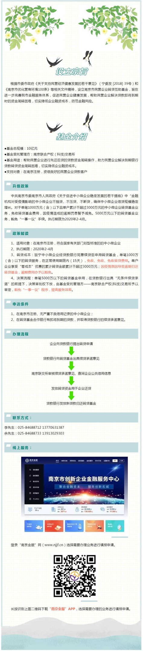 南京市鼓楼区人民政府 南京市民营企业转贷互助基金办理流程（图解）