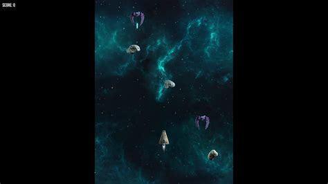 Unity Space Game Tutorial 的图像结果