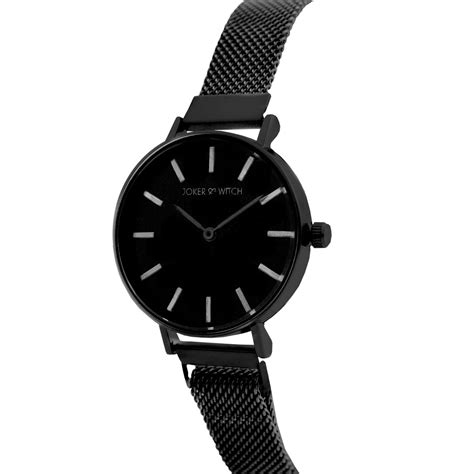 Shop Joker & Witch Black Magnetic Watch for Women Online