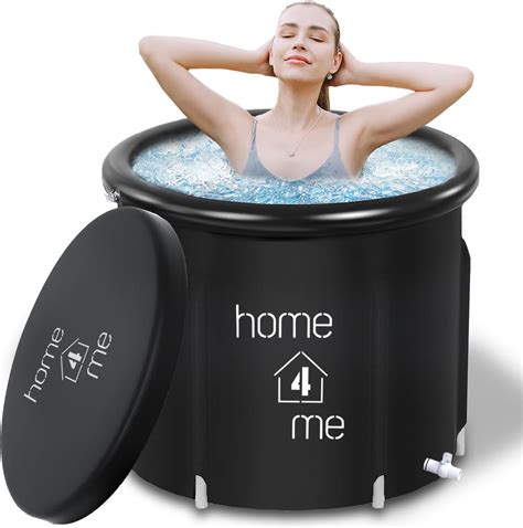 Home4me Ice Bath Tub for Athletes - 80 Gallons Cold Plunge Tub for ...