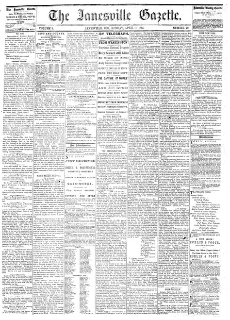 Janesville Gazette | Remembering Lincoln