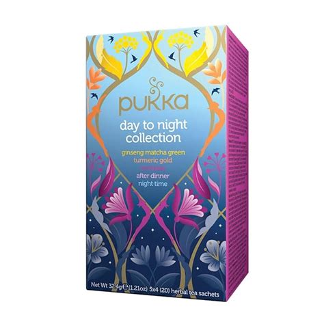 Pukka Day To Night Collection Tea Sachets, 20 Sachets 32.4g : Amazon.in ...