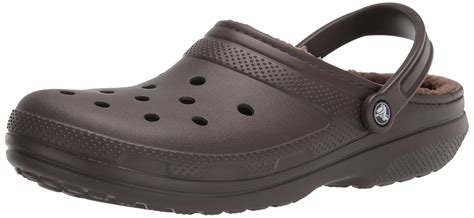 Crocs Men's and Women's Classic Fuzz Lined Clog Shoe | Great Indoor or ...