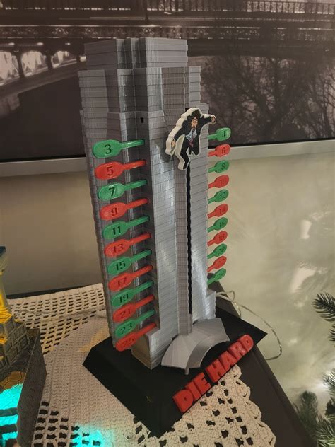 Die Hard Nakatomi Plaza Advent Christmas Countdown Calendar 3D Print ...