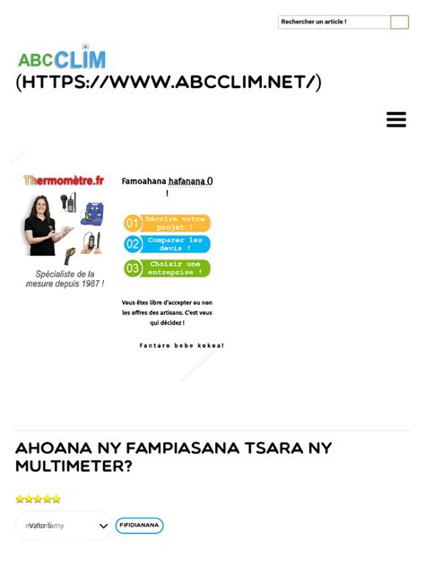 Image result for Comment Utiliser un Multimètre