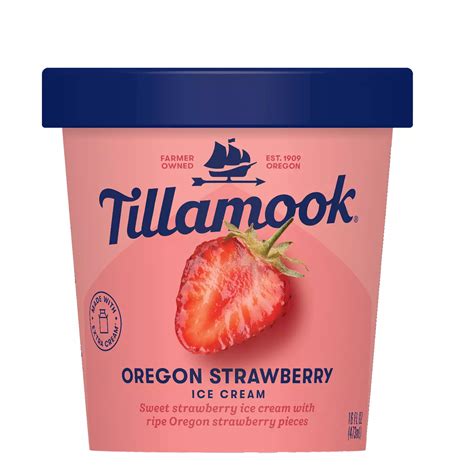 Tillamook Oregon Strawberry Ice Cream - Shop Ice cream at H-E-B