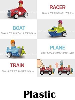 Buy Kiddie Galaxia Pack of 4 Toy Cars Push and Go Play Set Friction ...