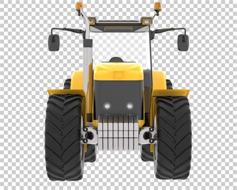 Gros véhicule agricole sur fond transparent illustration de rendu 3d ...