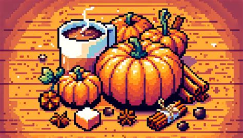 Pixel Art Pumpkin Spice by robokoboto