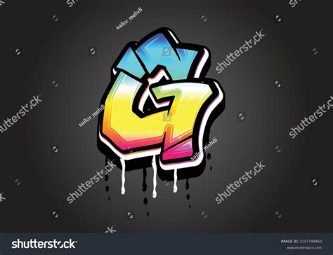 Graffiti Bubble Letters G