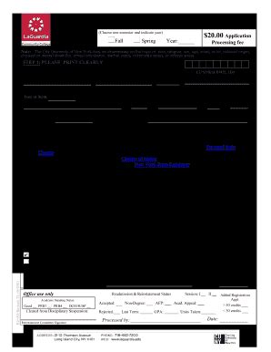 2020 Form LaGuardia Community College Readmission & Reinstatement ...