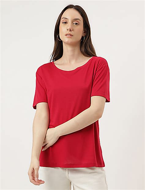 Buy Relaxed Fit Crew Neck Tee at Marks & Spencer