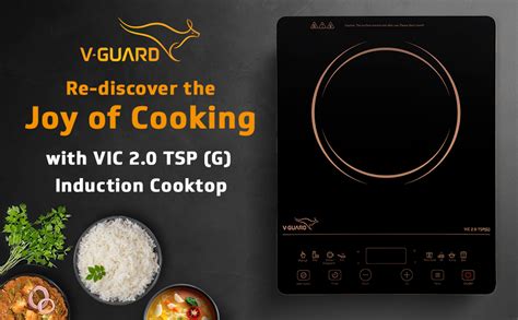 Buy V-Guard VIC 2.0 TSP 2000 Watt Induction Cooktop | Feather Touch ...