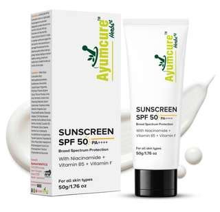 Sera Natural Sunscreen - SPF 50 PA++++ 2% Vitamin C Sunscreen with ...