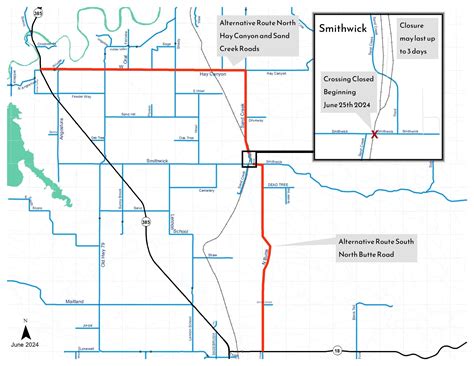 Road Closure - Smithwick - Fall River County, South Dakota
