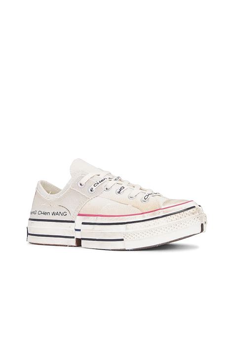 Converse X Feng Chen Wang Chuck 70 2-in-1 Low Tops in Natural Ivory ...