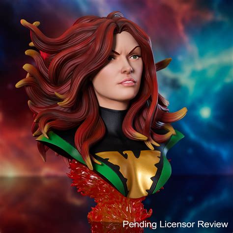 Slideshow: Marvel Legends in 3-D Phoenix 1:2 Scale Bust - Image Gallery