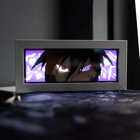 Buy ARTIFYM2M Sasuke Uchiha Anime 3D Shadow/Light Box Night Lamp ...