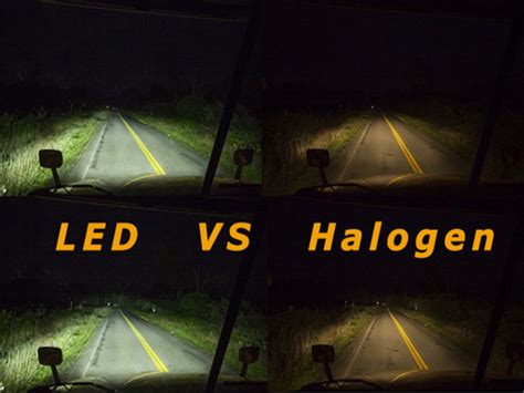 Image result for LED vs Halogen Light Bulbs